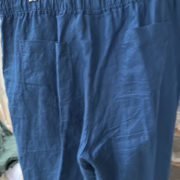 Navy 100% linen woman’s slacks . Dress or casual you choose!!’ - Picture 3 of 5